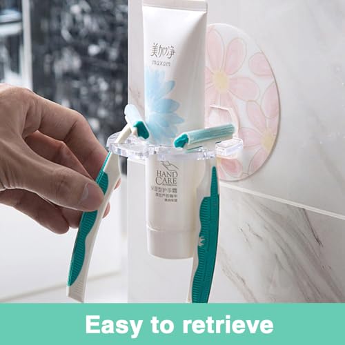 HASTHIP® Toothbrush Holders Wall Mounted
