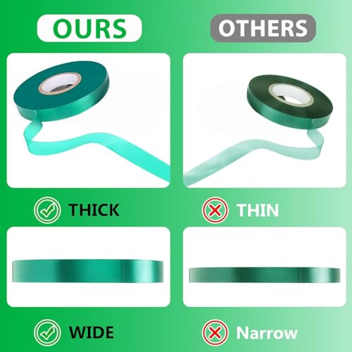 HASTHIP Gardening Twist Ties Roll - Stretch Grafting Tape Roll - 150 Feet 1/2
