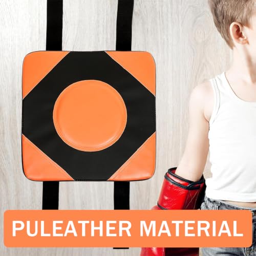 Proberos Boxing Punching Pad, Wall Punching Bag, 15.7'' Square PU Punching Target Pad for Boxing Training Hook and Loop Removable Wall Punching Training Pad for for Boxing Fighter Fitness