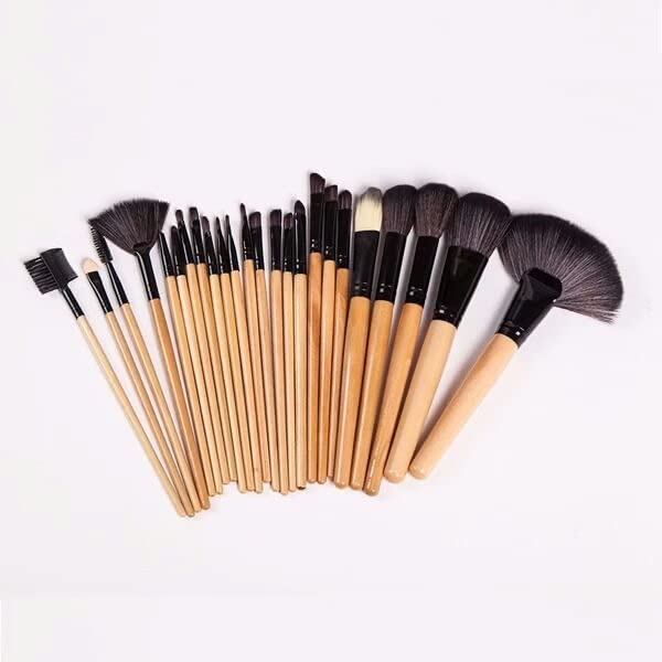 ZIBUYU Makeup Brush Set Professional Premium Soft Synthetic Face Makeup Brush Kit for Girls Foundation Powder, Eyeliner, Eye Shadow Make-Up Brushes Set for Women & Girl Gifting - 24 Pcs