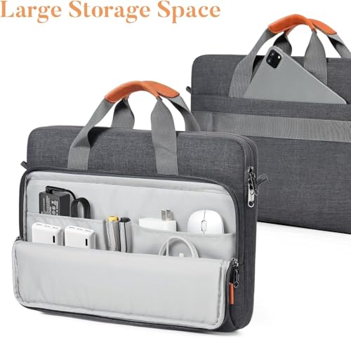 GUSTAVE® Laptop Bag Laptop Briefcase Fits up to 17 17.3 Inch