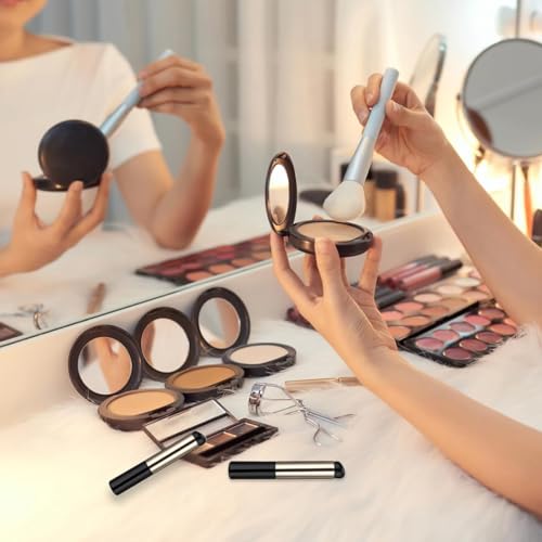 MAYCREATE 2pcs Silicone Lip Applicator Silicone Lip Brush Lip Balm Lipstick Applicator Concealer Applicator with Cap for Lipstick, Lip Gloss, Lip Tint, Lip Mask - Black
