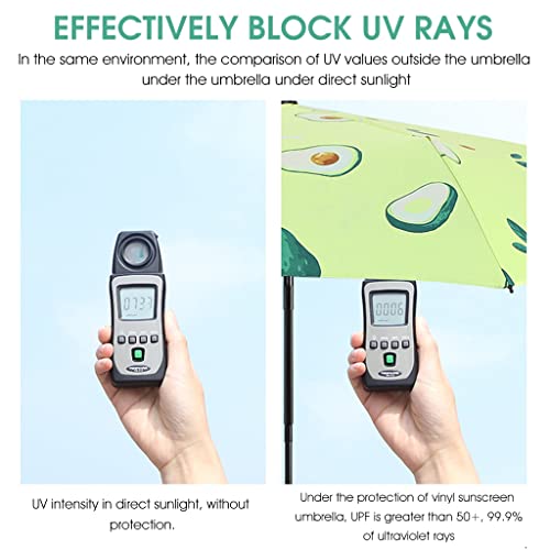 PALAY Umbrella for Women, Ultra-Light and Small Mini Umbrella with Carrying Pouch, Windproof Travel Umbrella Automatic Folding Umbrella for Man, Women, Kids, Girls, Boys (Green)