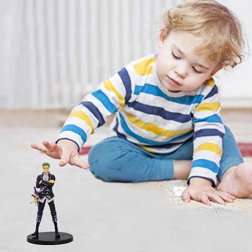 PATPAT® Roronoa Zoro Action Figure Desk Decoration Anime Action Figure, Anime Figure Statue One Piece Anime Action Figure Room Decor Gift for One Piece Fans Birthday Gift Party Favor