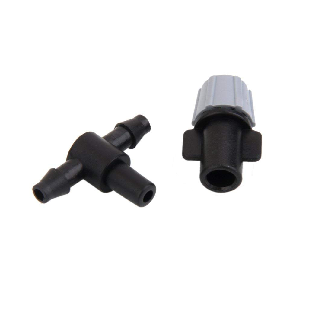 HASTHIP® 40pcs Sprinkler Heads Nozzle Tee Joints Garden Misting Watering Irrigation 7.5-8.6L/H X 3