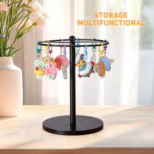 HASTHIP® Sunglasses Organizer Glasses Holder Stand Sunglass Storage Display Eyeglasses Rack for up to 12 Pairs of Eyewear Glasses for Table Dresser Desk Countertop Bedroom, Black