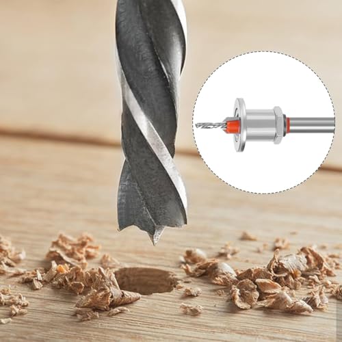 Serplex® 15PCS Carbide Tipped 90 Degree Countersink With Adjustable Low Friction Depth Stop Multifunctional Round Shank Bore Woodworking Drill Bit Taper Counterbore Tools
