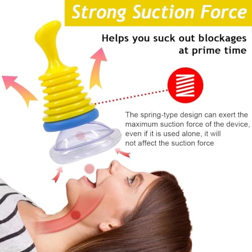 MAYCREATE® Choking Rescue Device, Anti Choking Device for Kids and Adults, Portable Suction Units Device, Anti Choking Device All Ages, for Home and Travel Kit 3 PCS