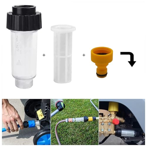 STHIRA® Compatible with Kärcher Pressure Washer Filter Kit Includes Inlet Water Quick Connector Adapters Replacement Accessories 2 PCS