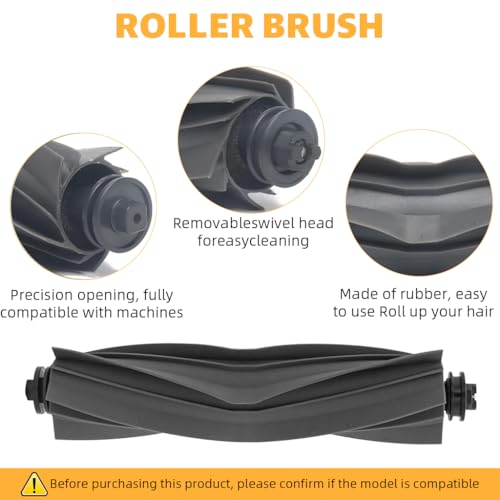 HASTHIP® 12PCS Replacement Parts for Dreame X40 Ultra Vacuum Cleaner Spare Accessories with Main Roller Brush Side Brushes Mop Cloth Filters Cleaning Mop Dust Bags