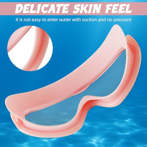 Proberos® Swimming Goggles for Kids New Big Frame Leakproof Air Tight Anti-Fog with UV Protection Adjustable Strap Swim Pool Accessories Boys Girls Age 6-14 3PCS
