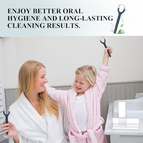 HANNEA® Tongue Cleaner for Adults Kids Stainless Steel Scraper with Anti-slip Handle Design Oral Odor Remover Cleaners Home Travel Hygiene Tool 2PCS