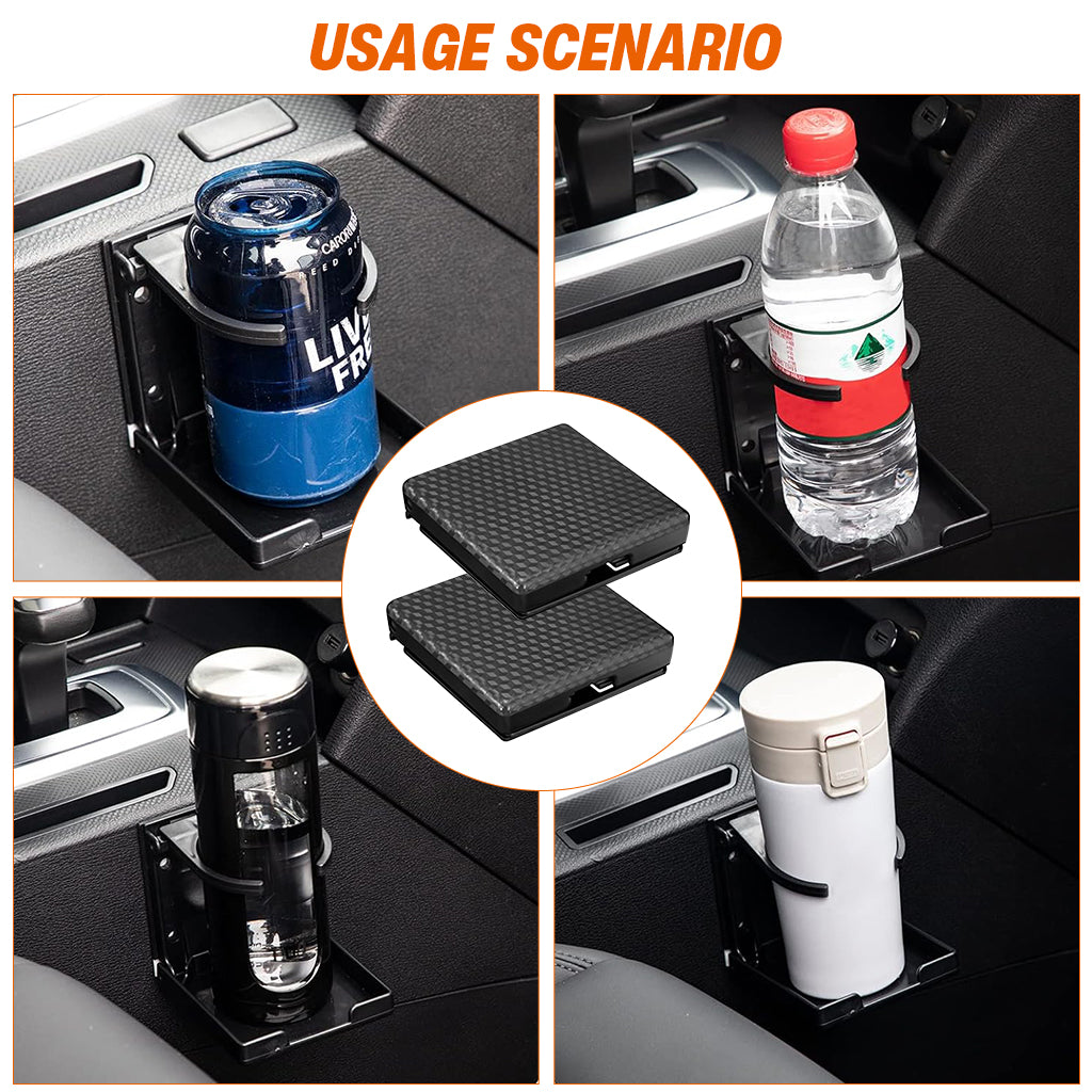 STHIRA Car Cup Holder Screw Mounted Cup Holder for Car Front Seat Adjustable Wall Car Glass Holder for Drinks Universal Water Bottle Holder for Car Glass Cup Can