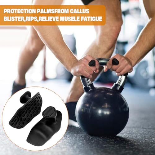 Proberos® Weight Lifting Grips 1 Pair with Storage Case Non-Skid Rubber Pads Ergonomic Anti-Slip Gym Hand Grip Enhanced Strength Palm Protection Deadlift Pull-up Aid 2PCS