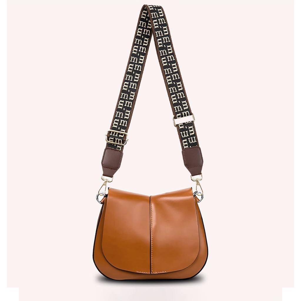 PALAY Bag Straps for Sling Bag Brown Shoulder Strap for Crossbody Bag Fashion Polyester Chain of Bag Quick Release Adjustable Satchel Chain Strap for Handbags - 33''-55''