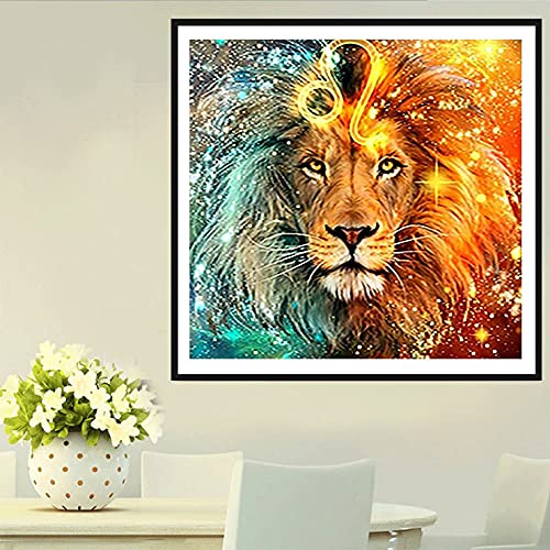 HASTHIP 5D Diamond Painting by Number Kit, 40 * 50cm Full Drill Diamond Painting Rhinestone Embroidery Pictures for Adults Kids Relaxation and Home Wall Decor (Multi-Color 3)