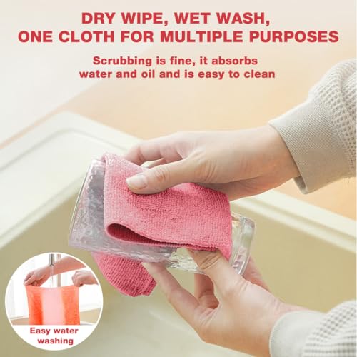 HASTHIP® Washable All Purpose Wash Cloth for Kitchen, Car, House, Office Pack of 20