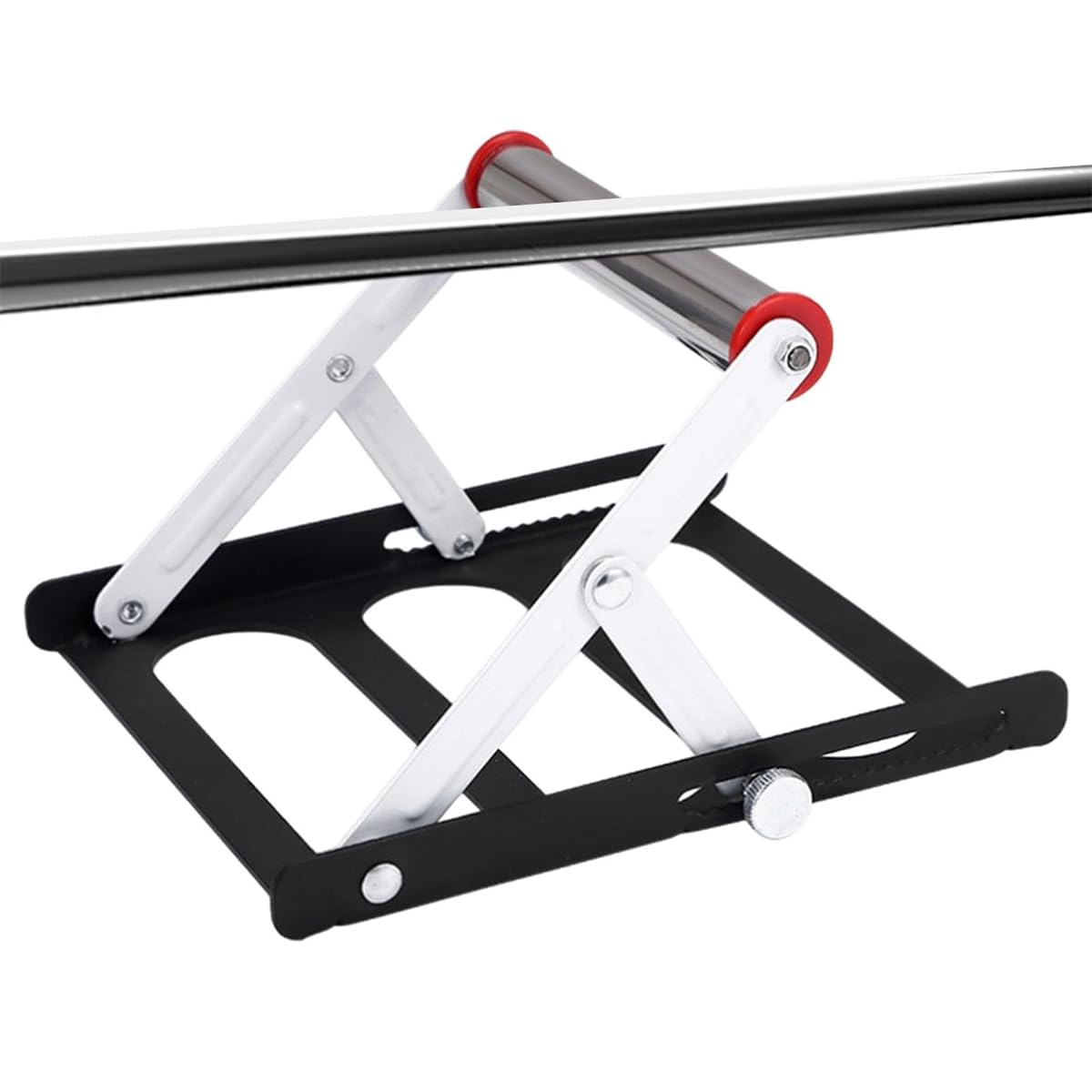 Serplex Cutting Material Stand Folding Stand with Adjustable Height Work Table Cutting Material Stand Raw Material Bracket for Metal Cutting Compact Cutting Machine Accessory, 20x17cm