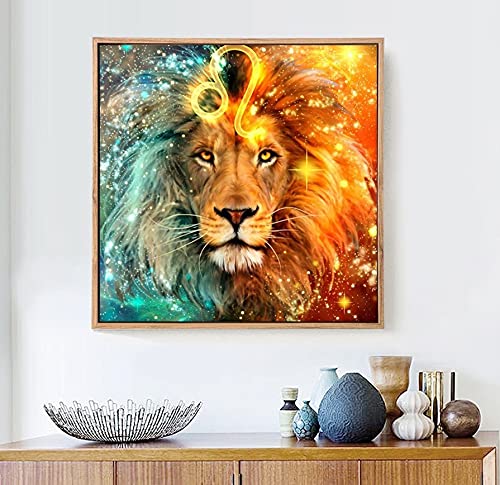 HASTHIP 5D Diamond Painting by Number Kit, 40 * 50cm Full Drill Diamond Painting Rhinestone Embroidery Pictures for Adults Kids Relaxation and Home Wall Decor (Multi-Color 3)