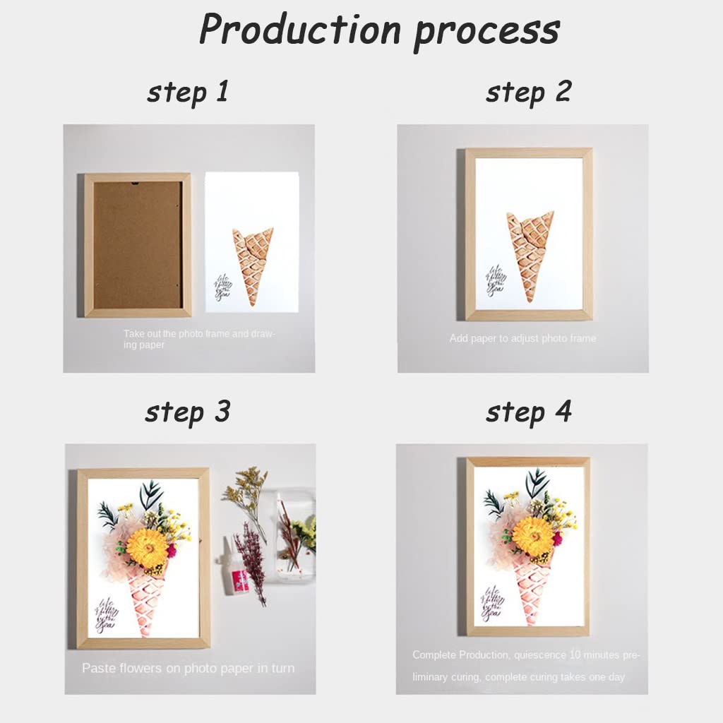 Supvox DIY Resin Art Decor Natural Dried Flower Set for Resin Art Scented Candle Decor Photo Frame Ornament Room Decoration(Lavender Blue)