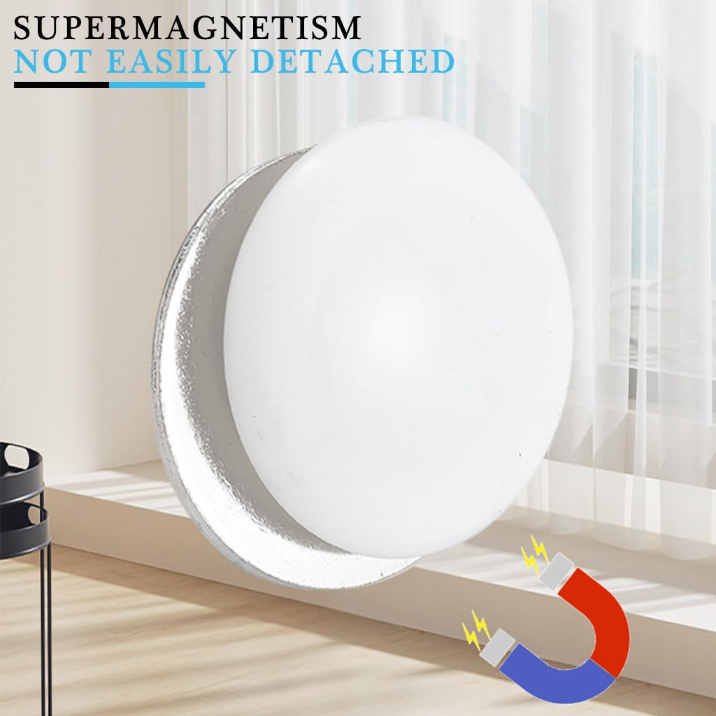 HASTHIP 4 Pair Magnetic Shower Curtain Weights, Strong Curtain Shower Magnet Weights, Prevent Curtain Liner from Blowing Around, Work for Drapery, Tablecloth, Flag, Outdoor Curtain