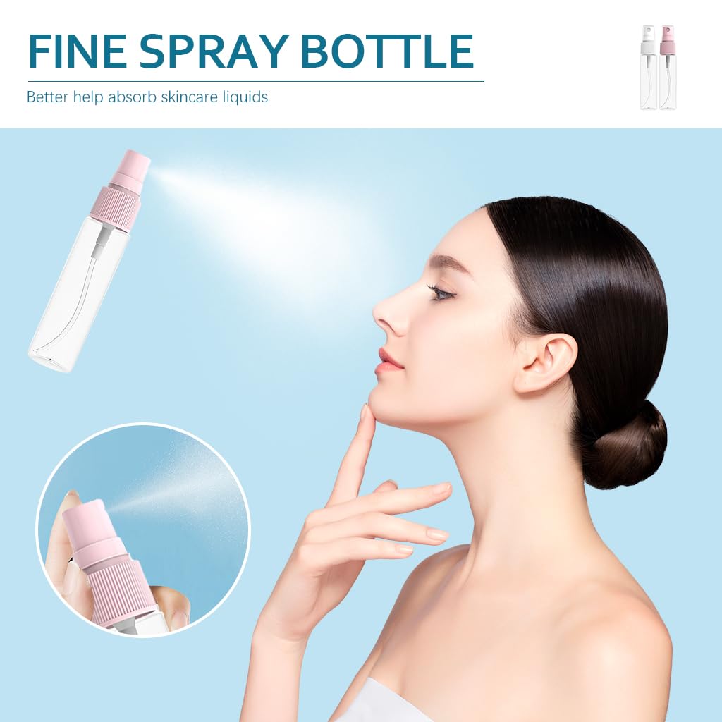 MAYCREATE Silicone Travel Bottles Set of 16pcs, Travel Bottle Kit for Toiletries, Leak Proof Soft Squeeze Toiletry Bottle, Refiil Travel Kit Bottles Travel Containers for Shampoo, Lotion & Body Wash