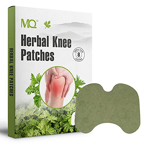 HANNEA 12Pcs Knee Pain Relief Patches, Wormwood Pain Relieving Patches, Relieve Knee Pain Wormwood Heat Patch for Knee Joint Pain Relief Neck Shoulder Muscle Soreness Patch