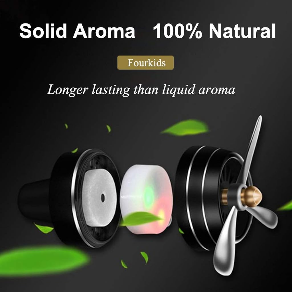 STHIRA Generic Car Fragrance Diffuser Vent Clip, Car Air Freshener Aromatherapy Essential Oil Diffuser, Aromatherapy Air Purifier, Remove Smoke and Bad Odors by Angus (Black)
