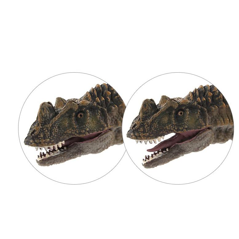 PATPAT Dinosaur Toys for Kids Big Size, Ceratosaurus Toy with Movable Mouth, Realistic Jurassic Dinosaur Park Figurines Gift Dinosaur Toys for Kids (Ceratosaurus,10.4*3.9in)