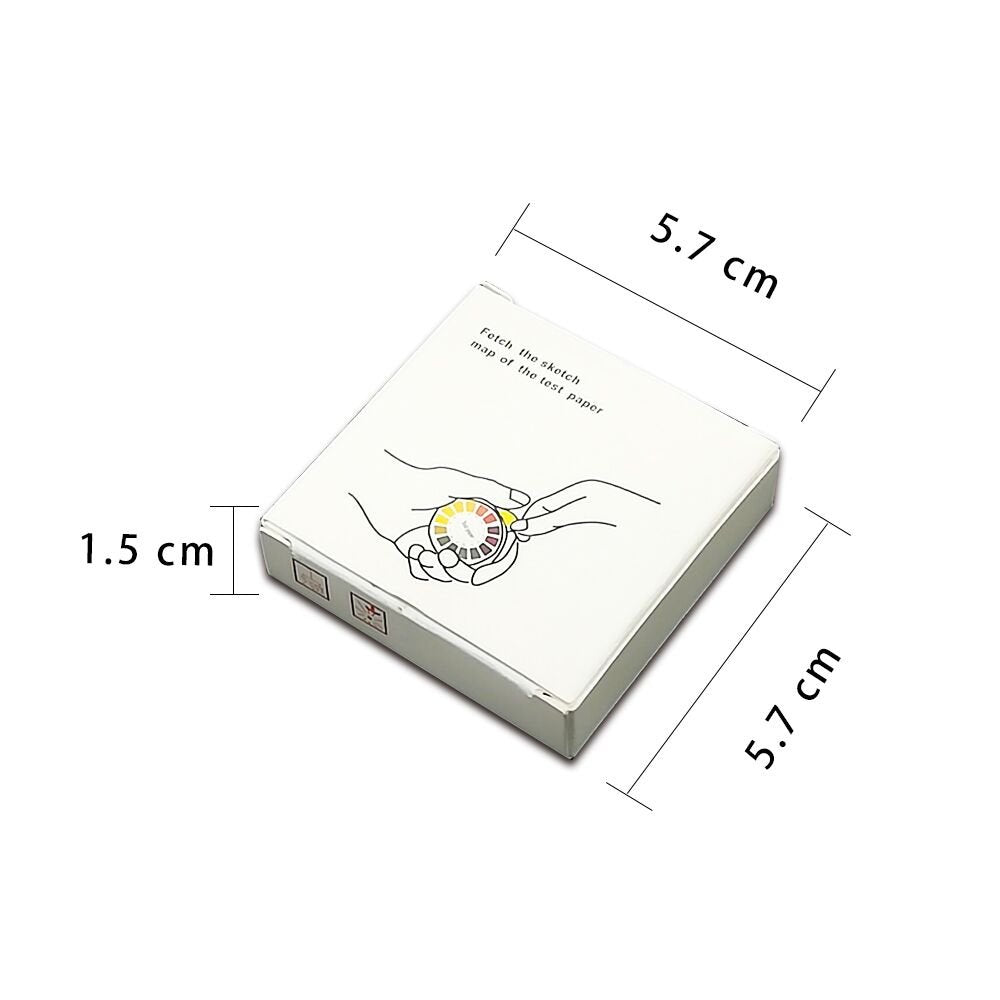 ZIBUYU pH Test Paper Roll pH Strips Indicator Litmus pH Paper Testing Strips Measure Full Range 0-14-pH for Soil and Water pH Testing Indicators pH Test Strip (5 Meter)
