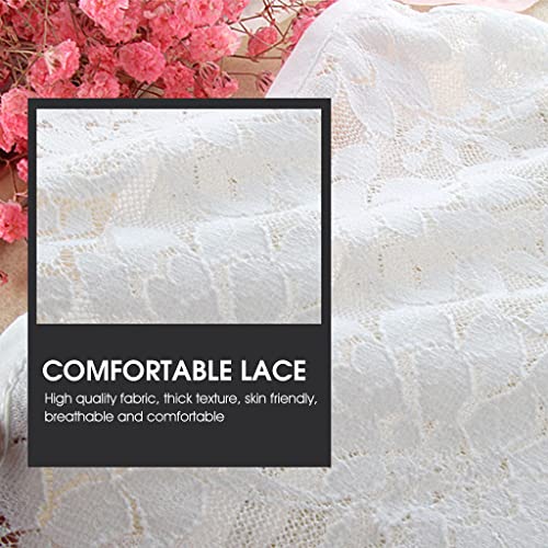 PALAY Fake Collar White Detachable Fake Shirt Collar Floral Lace Blouse Half Shirts for Women Girls Elegant Collar Shirt False Collar for Dress Tops