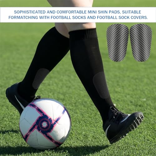 Proberos® Mini Football Shin Pads for Kid, Master Edition Shinguards Games Matches, Training, Basketball, Baseball, Cycling, Light Weight & Breathable Guard (M) 2 PCS