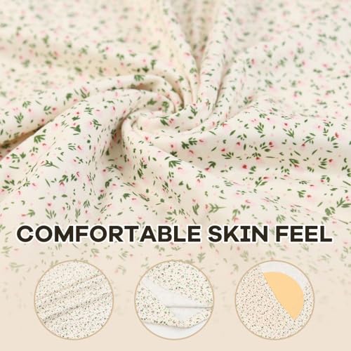 PALAY Women's V Neck Short Sleeve Floral Shirts Sexy Slim Tunics Tee Victorian Boho Summer Tops Shirts Going Out Tops, XXL