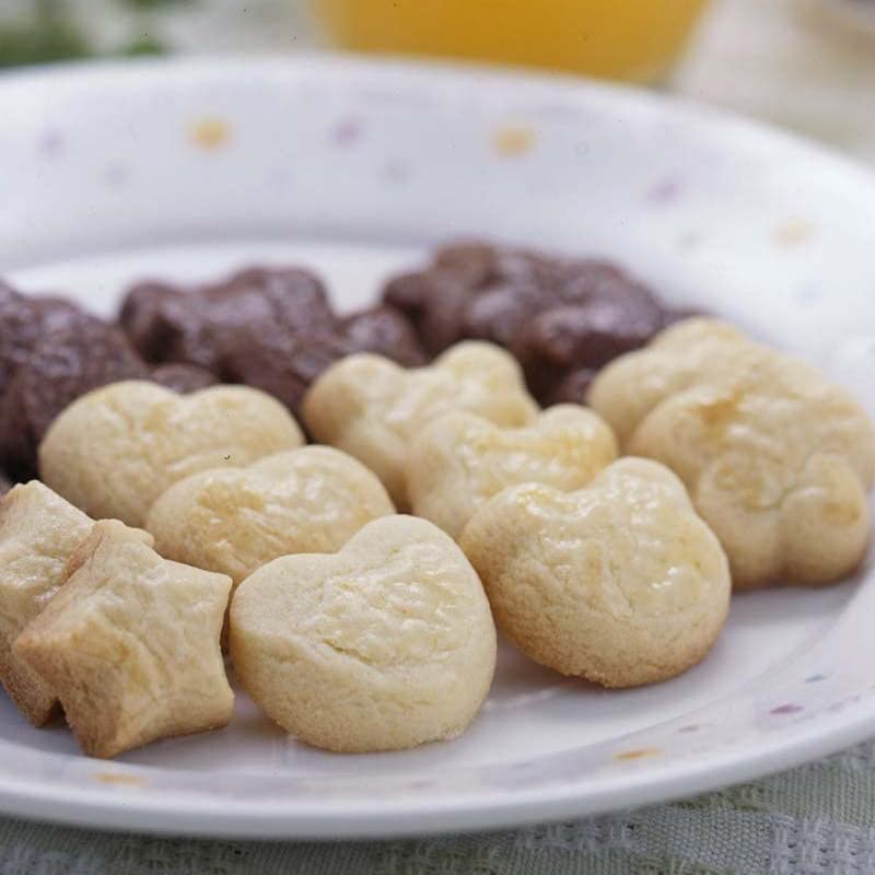 HASTHIP 6Pcs Cookie Cutter Shapes Set, Upgrade Stainless Steel Fruit Cutter Shapes Embossing Mold, Mini Cookie Cutters for Kids DIY Fun Food, Small Cookie Cutters, Vegetable Cutter Shapes