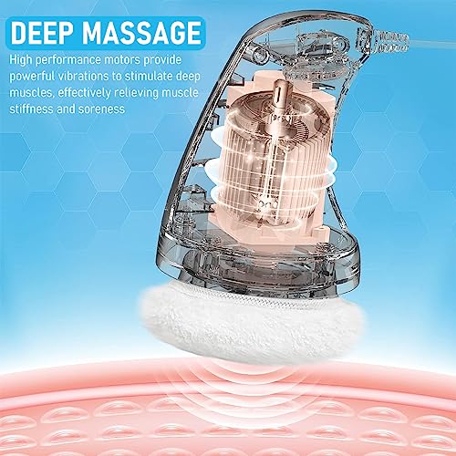 HANNEA® Body Massager Electric Shoulder Back Full for Neck Arm Lumbar Leg Vibration Muscle with Stepless Adjustment Knob Beauty Sculpt 2PCS