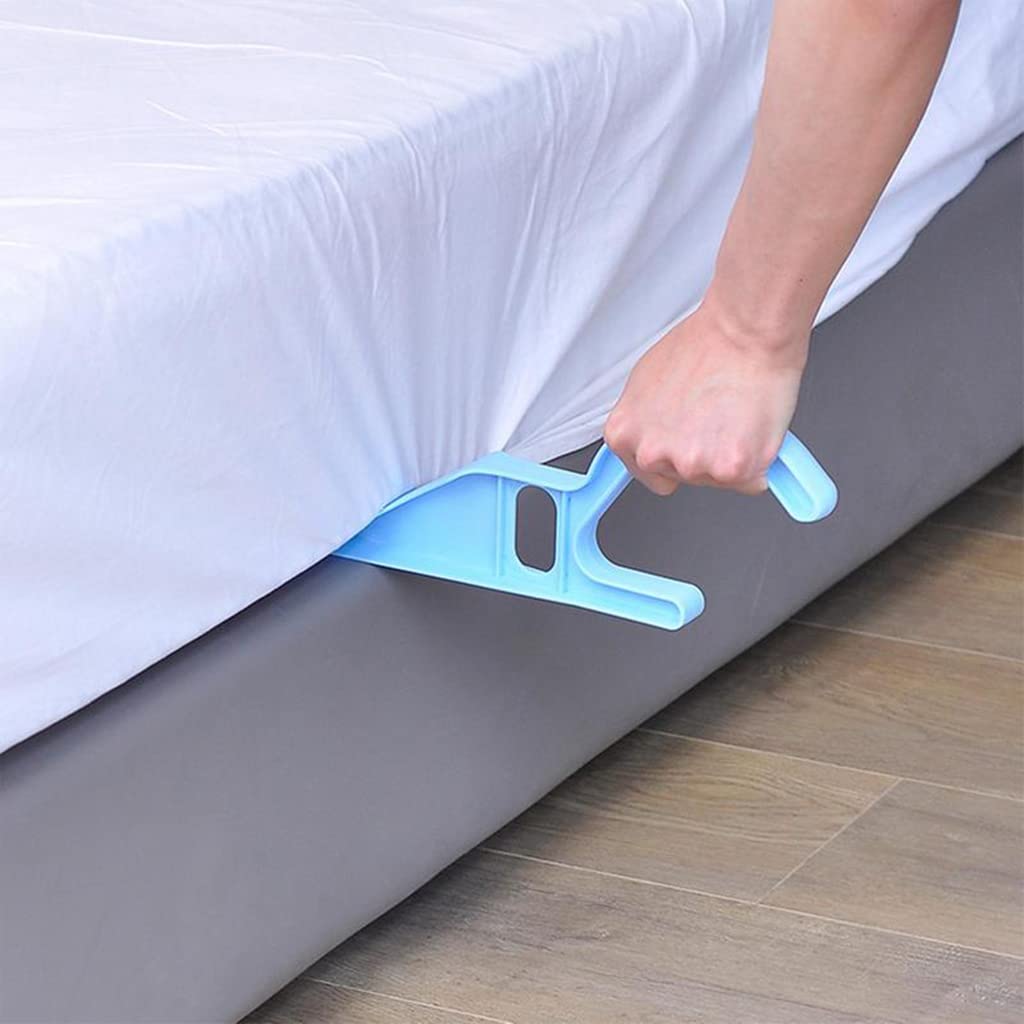 HASTHIP 2Pcs Mattress Lifter Tool, Bedsheet Tucking Tool, Bed Making Tool Mattress Lifter, Helps Lift and Hold The Mattress, Can Tuck Sheets or Bed Skirts Alleviating Excess Strain