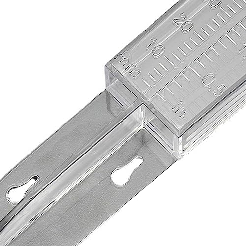 Optifit Rain Gauge for Agricultural, 5 inch Plastic Rain Gauge with Stake Rain Gauge, Meteorologists & Hydrologists Measure Rain Gauge for Rain Fall Measure, Garden, Agricultural Activities