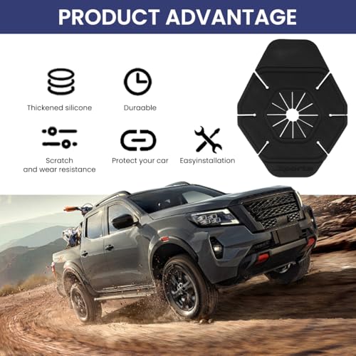 STHIRA® 12PCS Universal Silicone Car Wiper Hole Protector Pads Windshield Dust Proof Filler Detachable Slide-In Guards Premium Durable Arm Covers for All Models