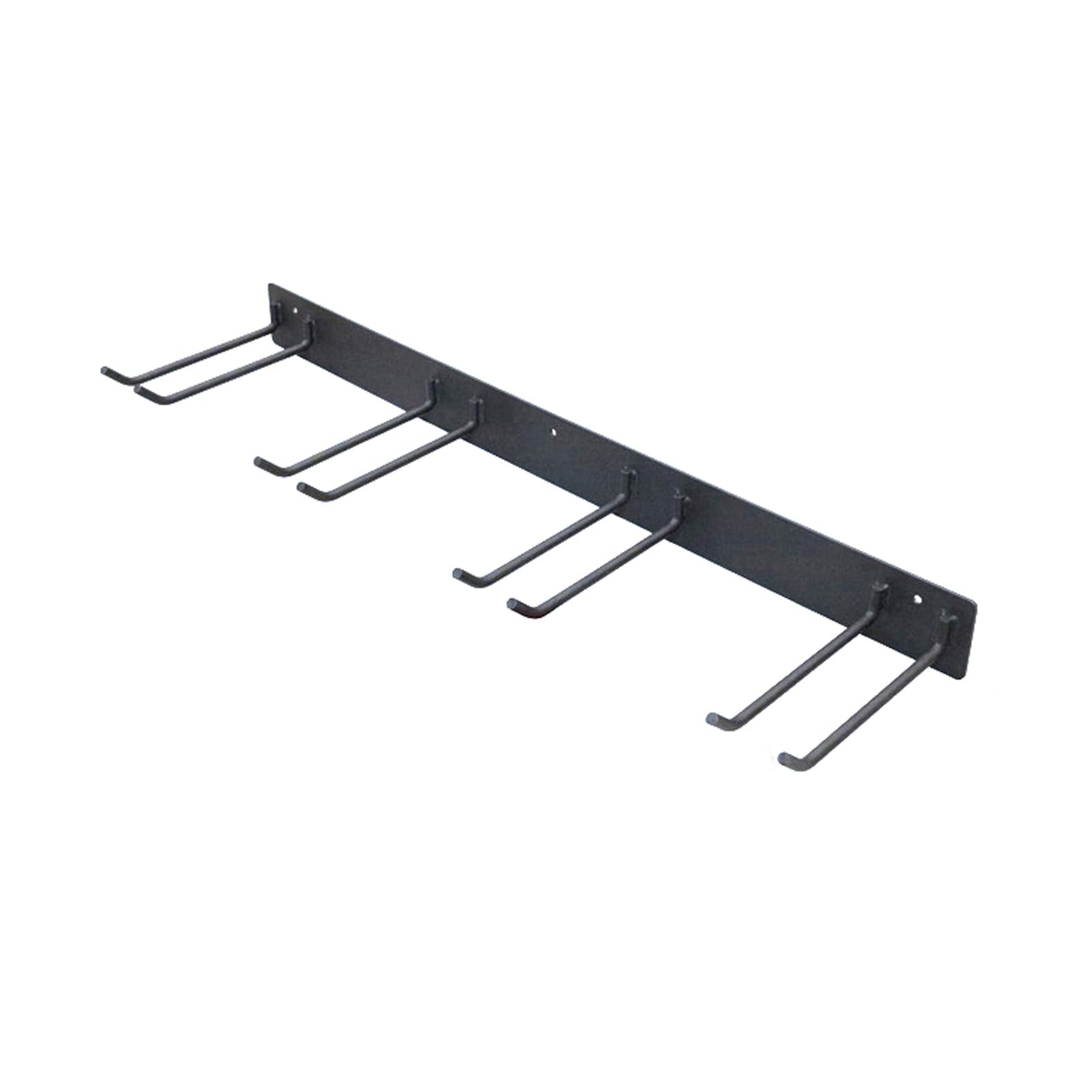 Serplex All Metal Garden Tool Organizer Garage Wall Mount Organizers and Storage with Heavy Duty Hooks Hangers for Hanging Landscaping Equipment, Ladder, Sport Gears, Hoses, Lawn Trimmer up to 250lbs
