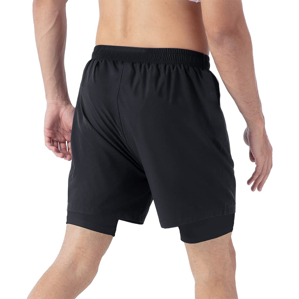 Proberos Swimming Shorts for Men with Pockets, Elastic Double Layer Swimming Trunk, Quick Dry Breathable Shorts, Multi Functional Sport Shorts, Suit for Swimming Running Outdoor Sports