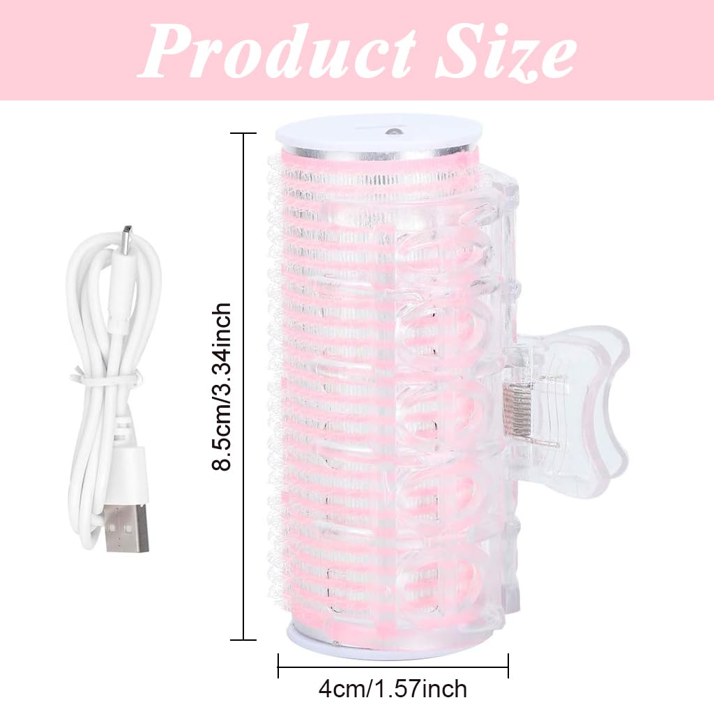 MAYCREATE Hair Roller for Women 39pcs Kit, 18pcs 3 Sizes Heatless Hair Curler for Women with 12 Duckbill Clips, 8 No Bend Clips & 1 Rat Tail Comb Set for Long, Medium and Short Hair