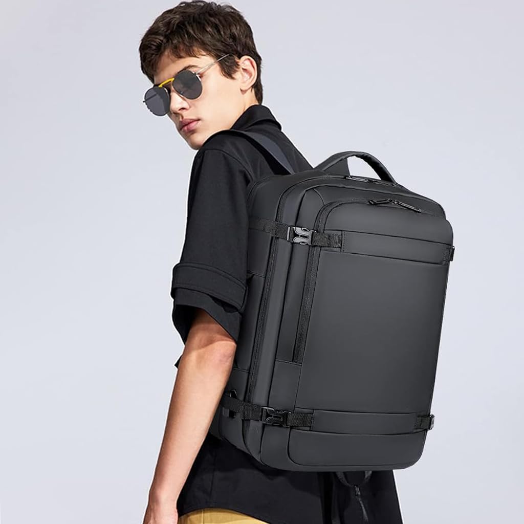GUSTAVE Laptop Backpack 15.6 inches Laptop Bags Backpacks for Men and Women 20-35L Expandable Travel Backpack Anti-scratch Backpack Office Bags