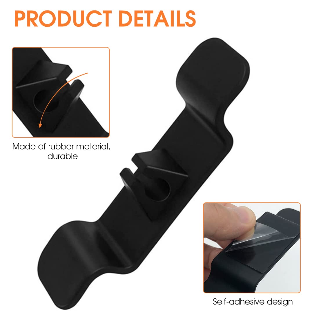 HASTHIP® Cord Organizer for Home Appliance, 2Pcs Self-adhesive Cord Holder Cable Organizer for Home Appliances, Mixer, Blender, Coffee Maker, Pressure Cooker and Air Fryer