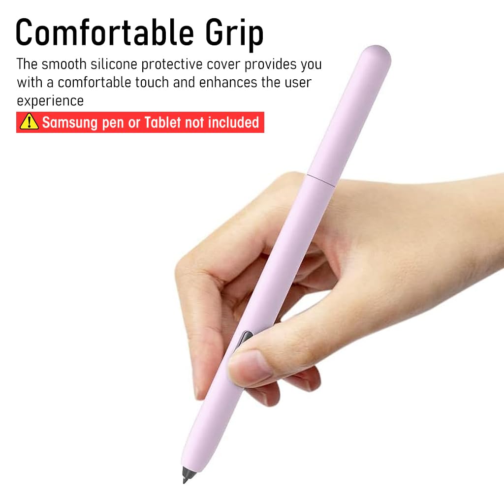 ZORBES Silicone Sleeve Case for Samsung Galaxy Tab S7 S Pen, Non-Slip Smooth Silicone Cover Protective Cover for Galaxy Tab S7/S7+ S Pen, Samsung Galaxy Tab S8/S8+ Ultra Pen