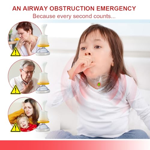 HANNEA® Choking Rescue Device Anti Choking for Kids and Adults Portable Emergency Airway Suction Home Travel 3 PCS