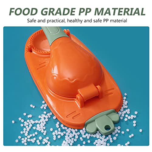 HASTHIP Dumpling Maker, New 2 in 1 Dumpling Maker Press, Dumpling Skin Maker with Dumpling Press, DIY Dumpling Skin Maker and Dumpling Mould Press 3.9'' Dumpling Sheets Press Maker