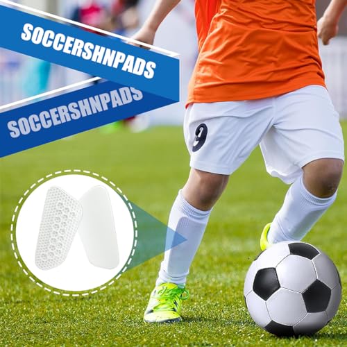 Proberos 2Pcs Silicone Shin Guards Adults Teens Shin Guards Silicone Shin Guards Pads Anti-impact Honeycomb Construction Shin Guards Sport Shin Guards for Football, Rugby