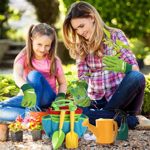 HASTHIP® 18PCS Kids Gardening Tools Toddler Set Home Garden Outdoor Plastic Toy Equipment Ideal Gift for Boys Girls