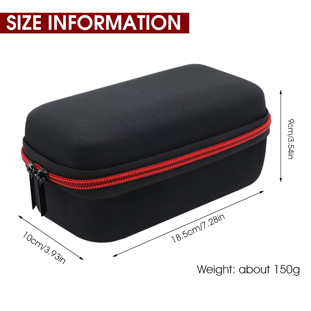ZORBES Travel Case for Marshall Emberton/Emberton II EVA Storage Case for Marshall Emberton Anti-Scratch Protection Bag Portable Travel Case Accessory Bag with Handstrap for Marshall Emberton