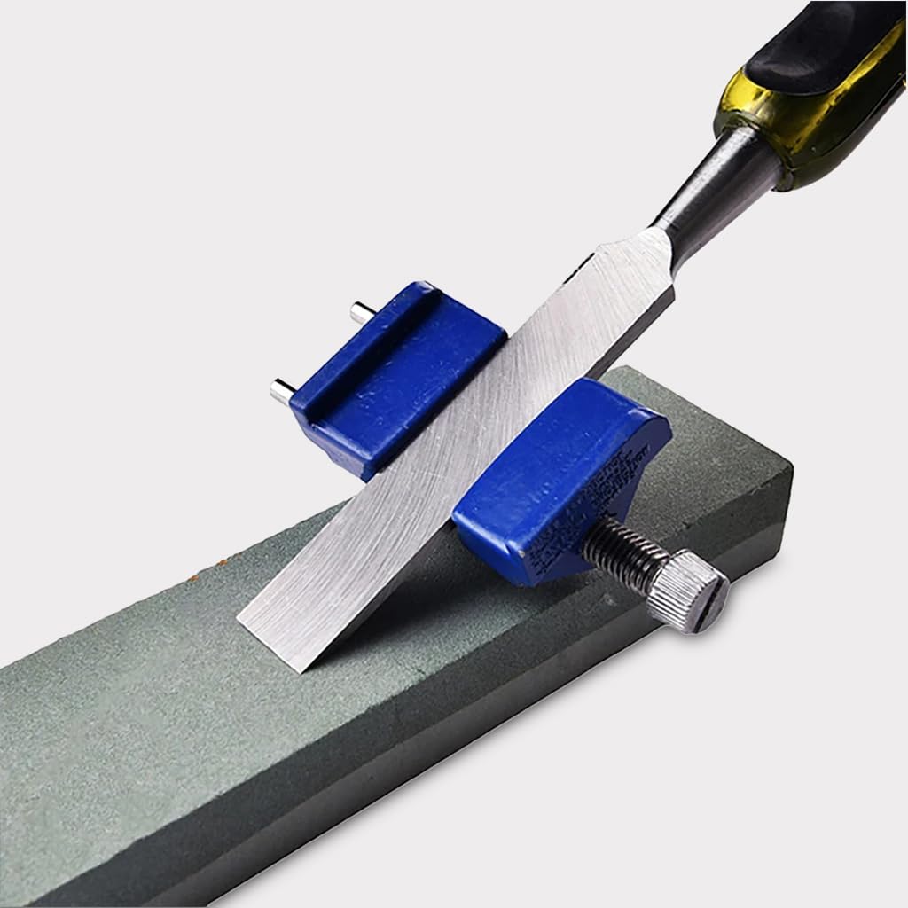 Serplex Precision Honing Guide Sharpening Jig Heavy Duty Honing Guide Jig for Wood Work Adjustable Clamping Range 0-55mm Honing Guide for Chisel Planer